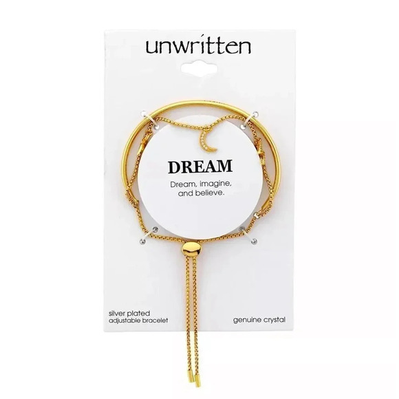 Dream Gold Bangle Bracelet - Picture 2 of 2